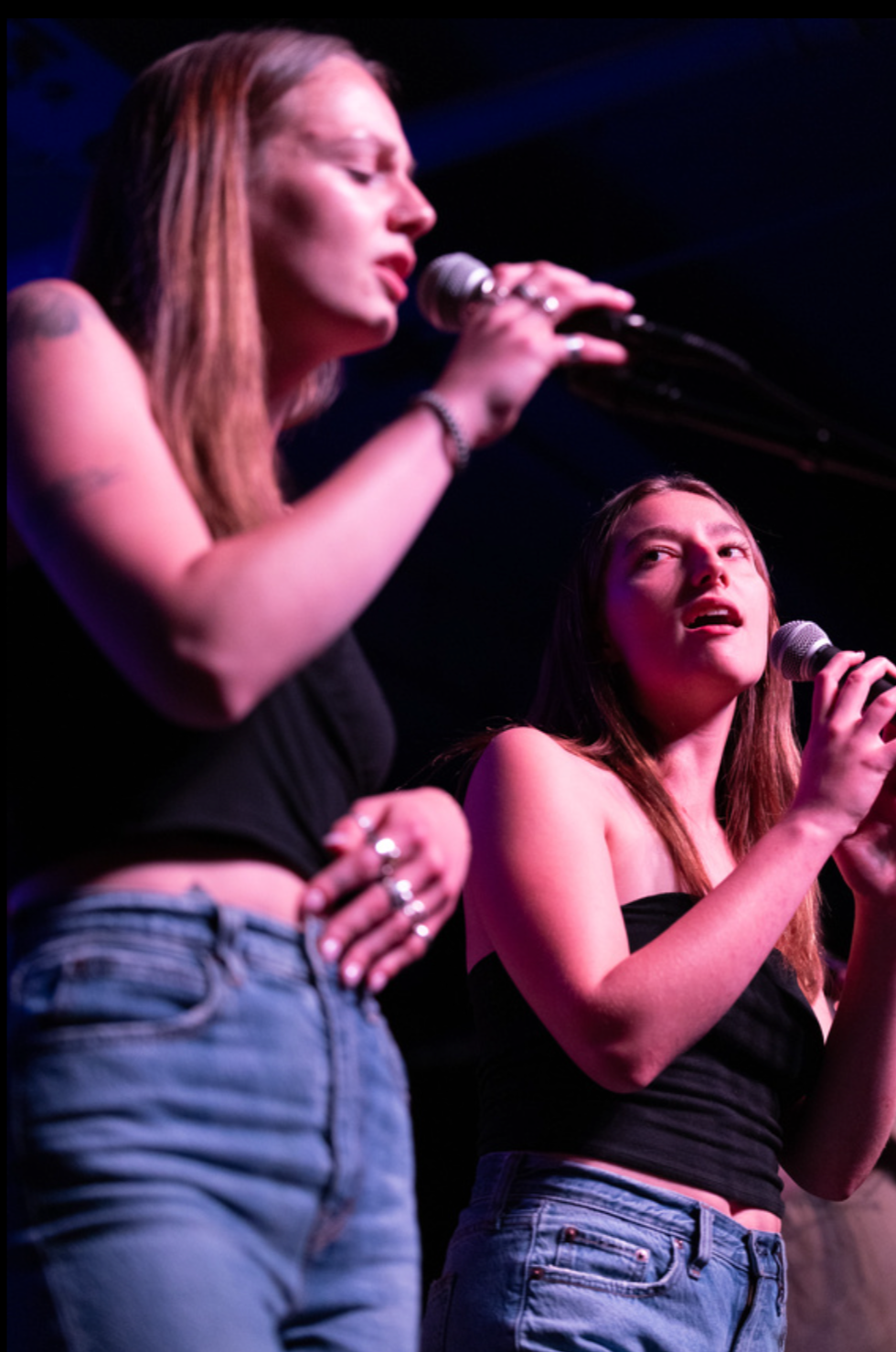 Vocalists side by side